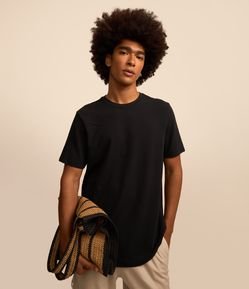 Camiseta Regular em Ana Ruga com Textura