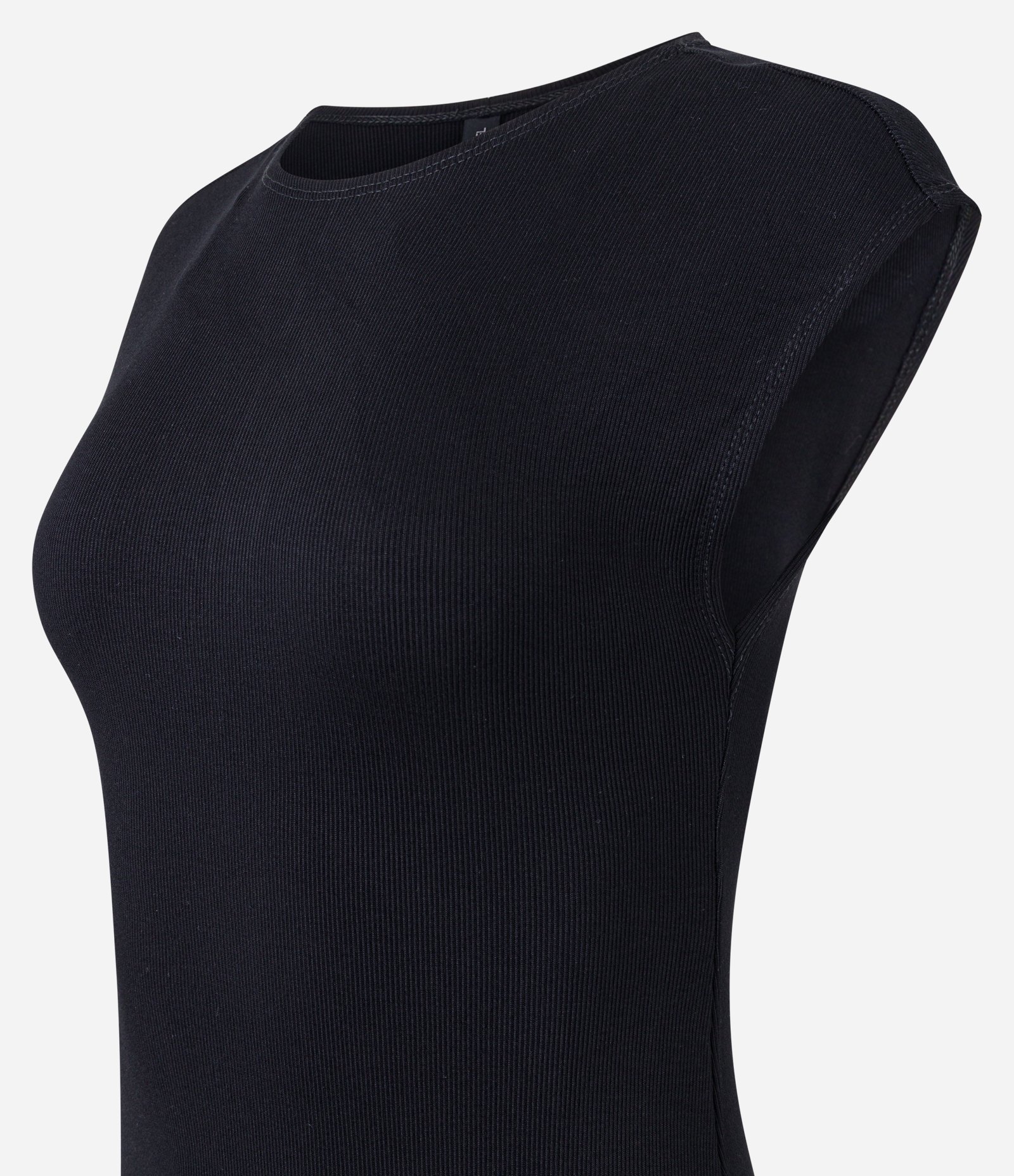Vestido New Midi sem Manga em Ribana Preto 6