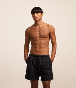 Bermuda Básica em Microfibra com Cós Elástico