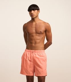 Bermuda Básica em Microfibra com Cós Elástico