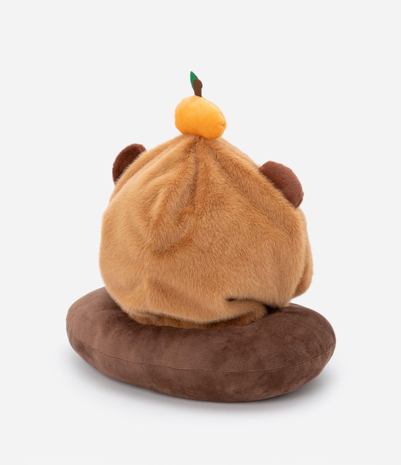Travesseiro de Viagem com Capuz de Capivara Marrom 3