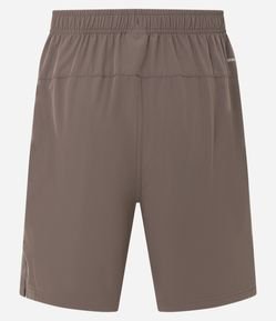 Bermuda Esportiva com Laser Cut e Bolsos com Zíper