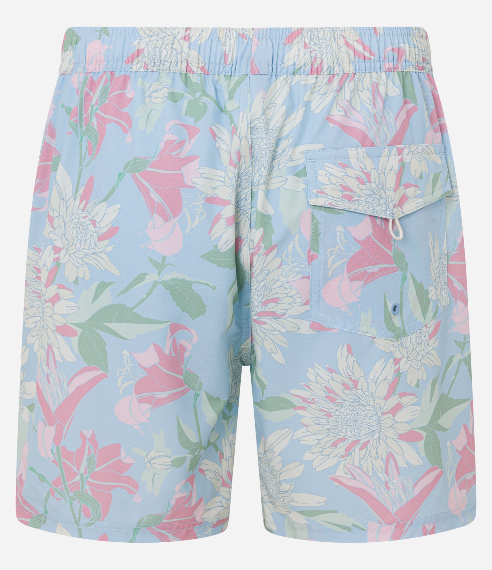 Bermuda em Microfibra com Estampa Floral Multicores 6