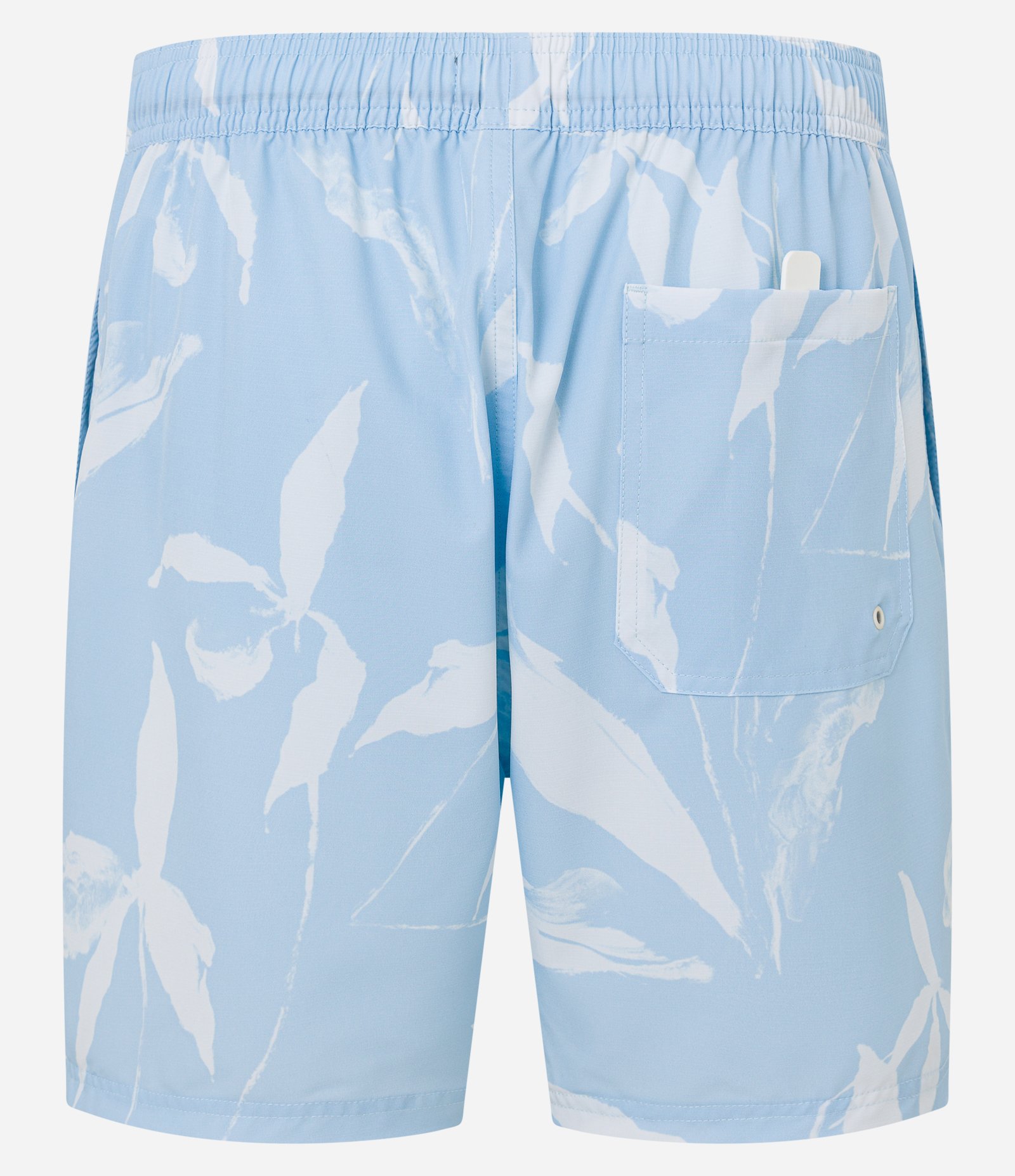 Bermuda em Microfibra com Estampa Floral Azul 6
