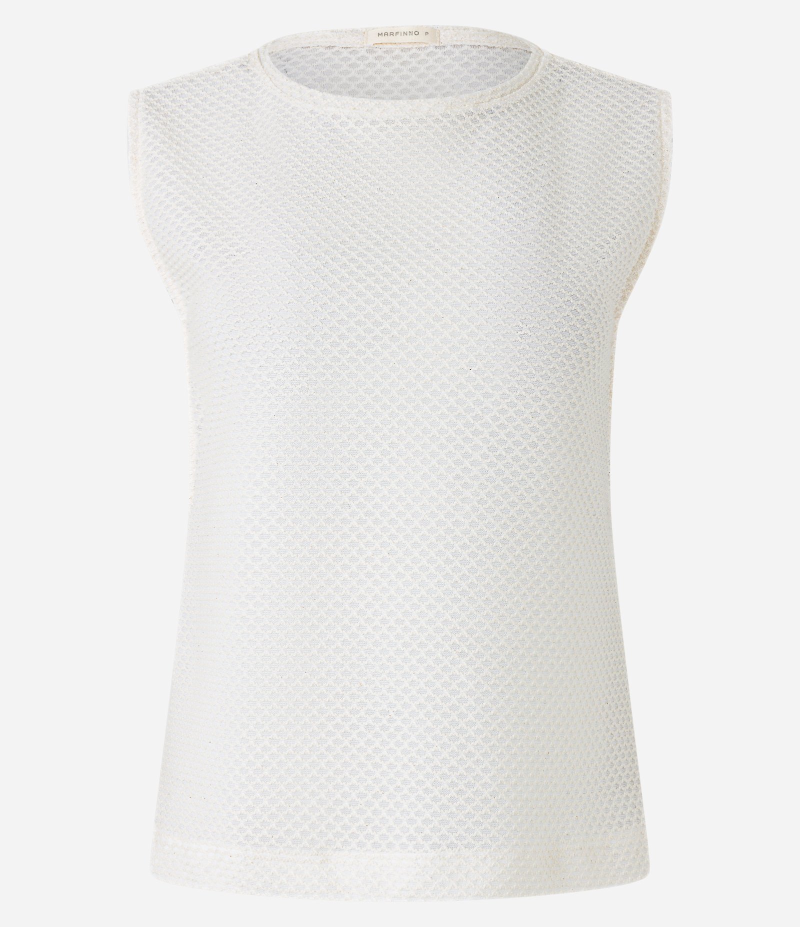 Blusa Muscle Tee em Tecido Texturizado Branco Neve 5