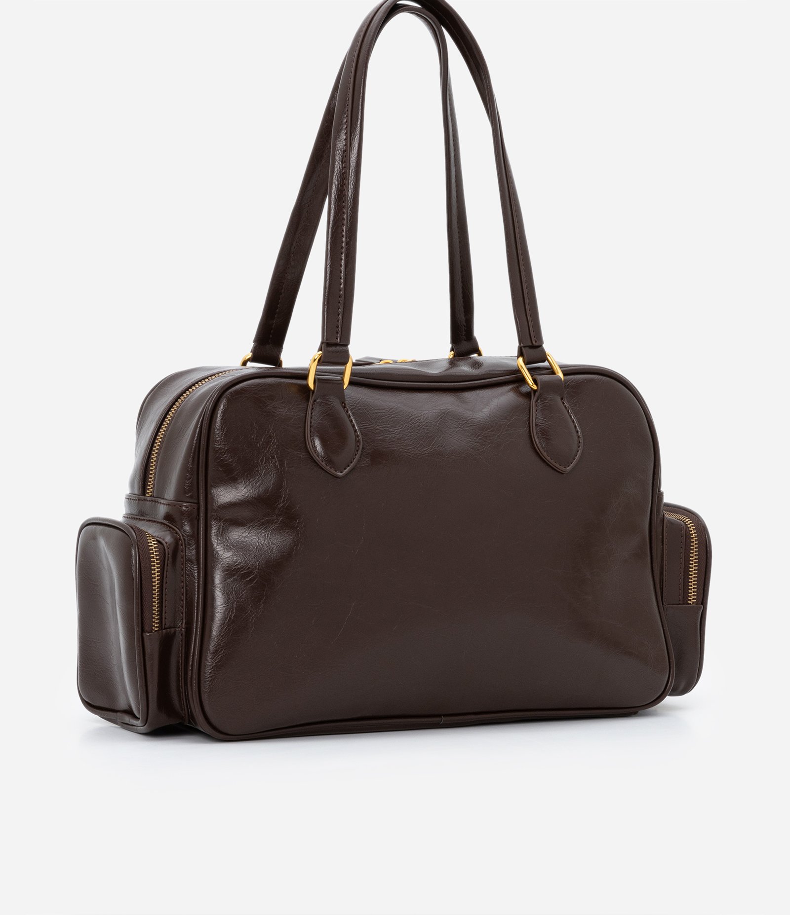 Bolsa Shoulder Grande em Pu com Bolso Frontais e Laterais U 4