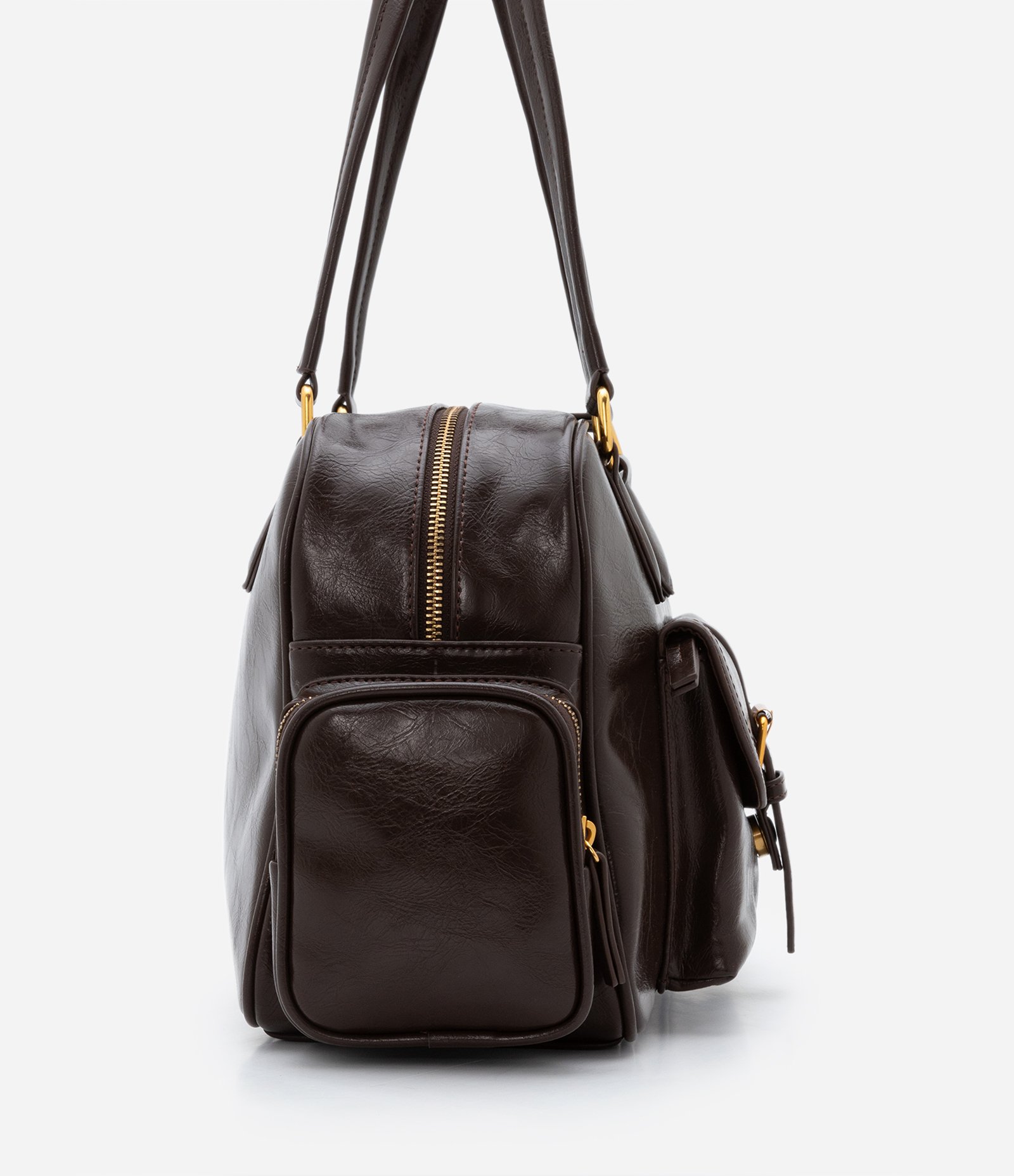 Bolsa Shoulder Grande em Pu com Bolso Frontais e Laterais U 6