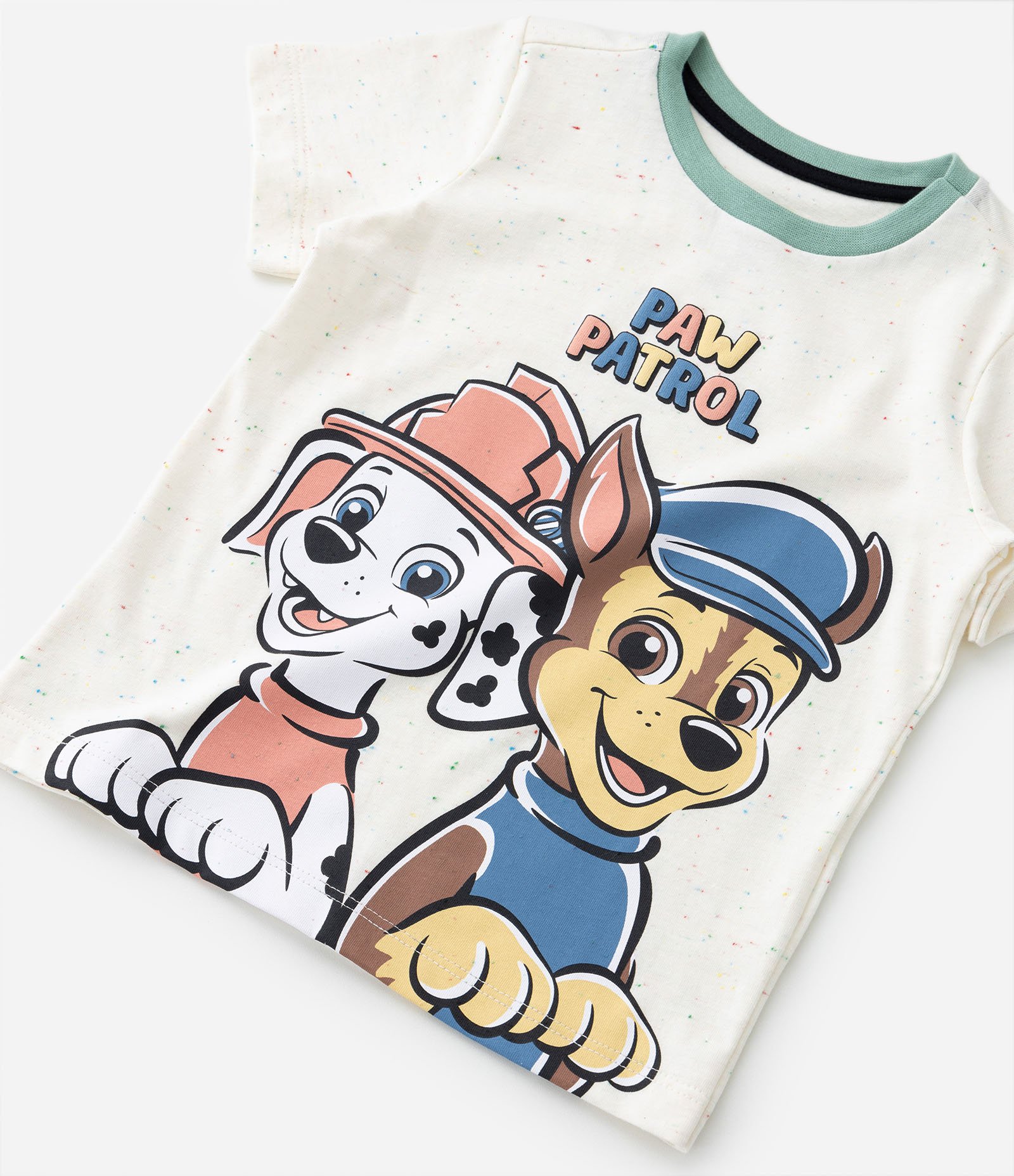 Pijama Infantil Curto Estampa Patrulha Canina - Tam 2 a 4 anos Verde 6