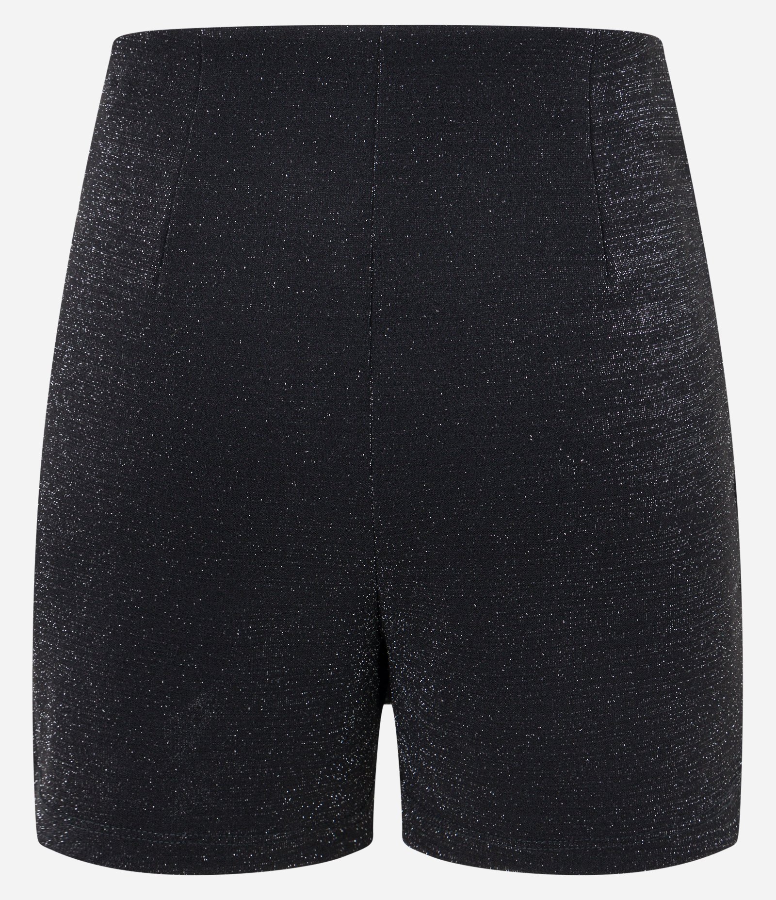 Short Saia Curto em Malha Metalizada Preto 7