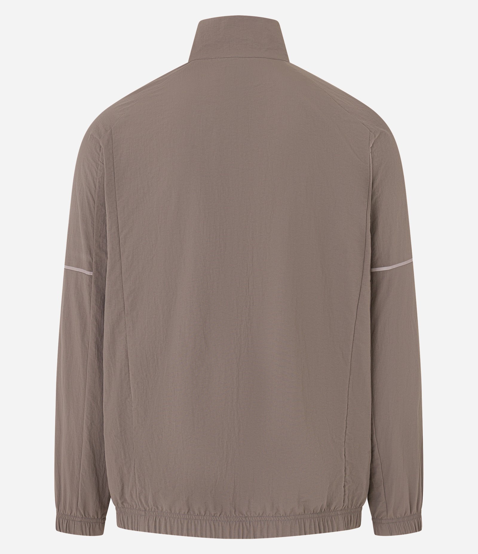 Jaqueta Esportiva de Futebol com Fechamento Frontal Marrom 10