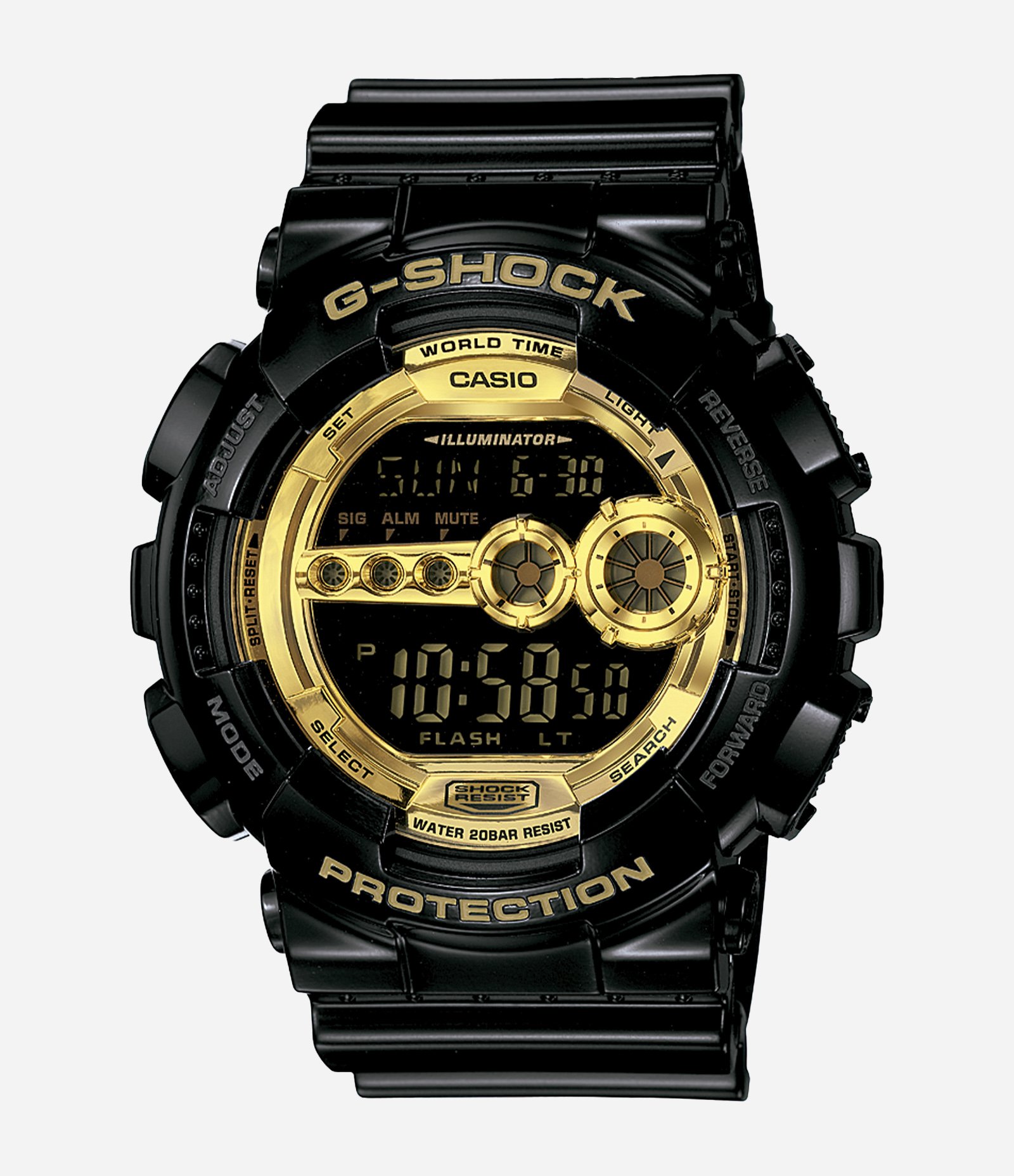 Relógio Casio G-Shock Masculino Digital GD-100GB-1DR Preto 1