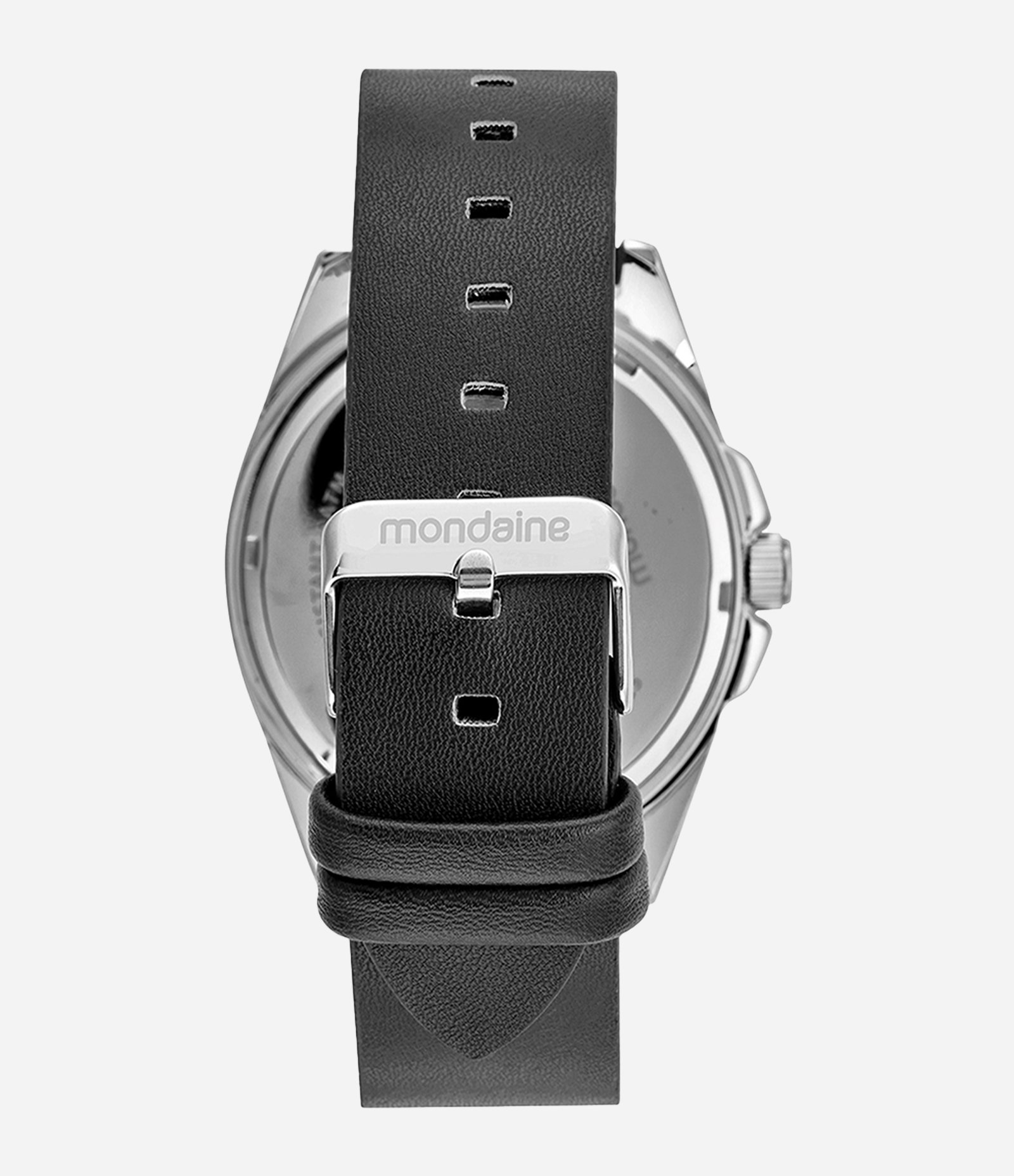 Kit Relógio Mondaine Masculino Analógico Preto 4