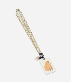 Porta Crachá com Estampa Capivara