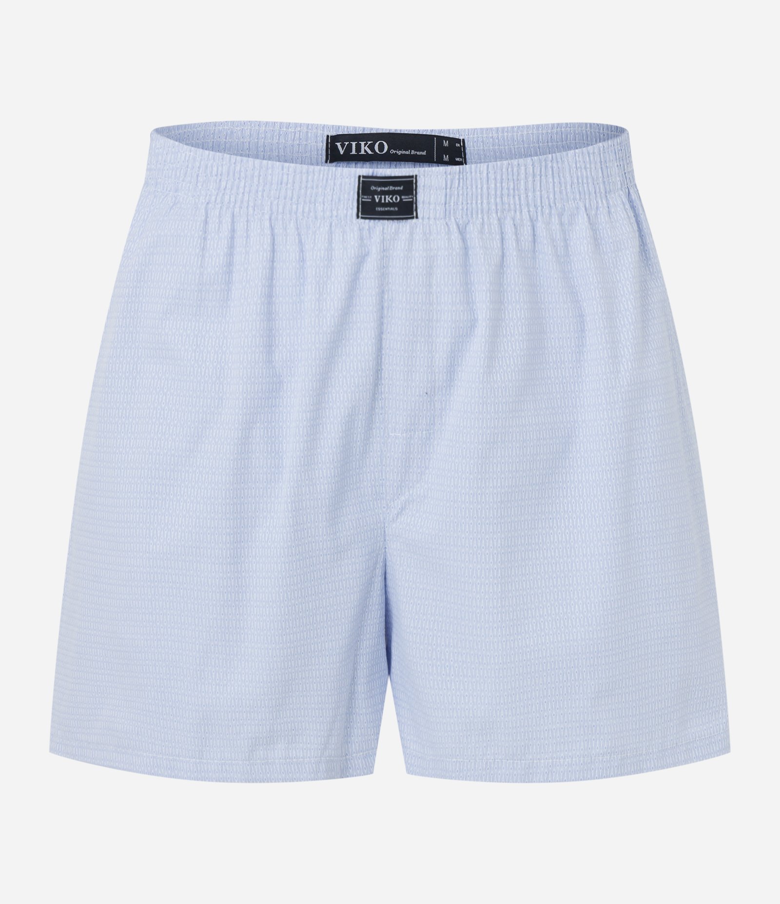 Kit 02 Cuecas Samba Canção em Tecido Maquinetado Cinza e Azul 9