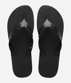 Chinelo Havaianas Track com Tiras Largas Texturizadas