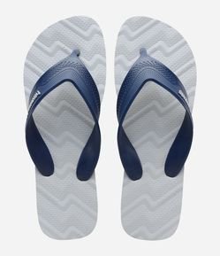 Chinelo Havaianas com Tira Larga e Estampa Waves