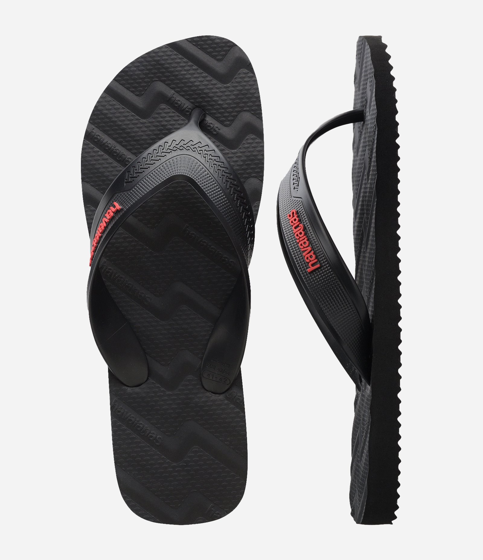 Chinelo Havaianas com Tira Larga e Estampa Waves Preto 5