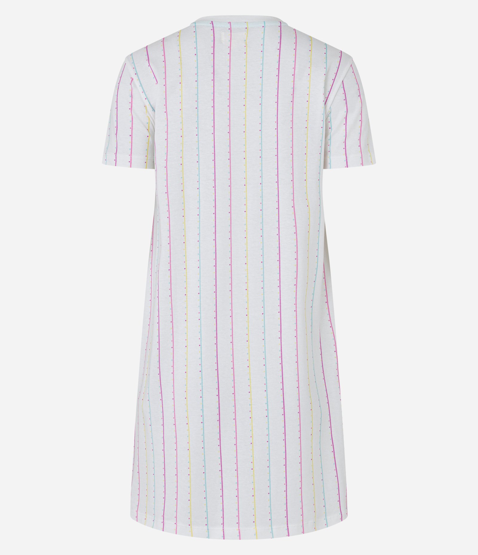 Camisa em Algodão Listrado com Lettring Setas na Praia Branco 5