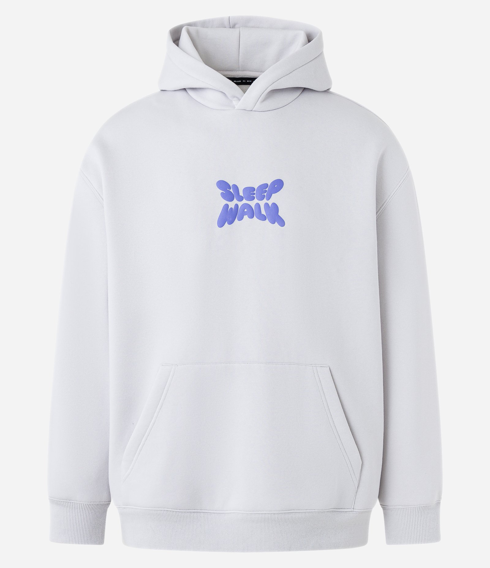 Blusão Relaxed em Moletom com Estampa Lettering Sleep Walk Off White 7