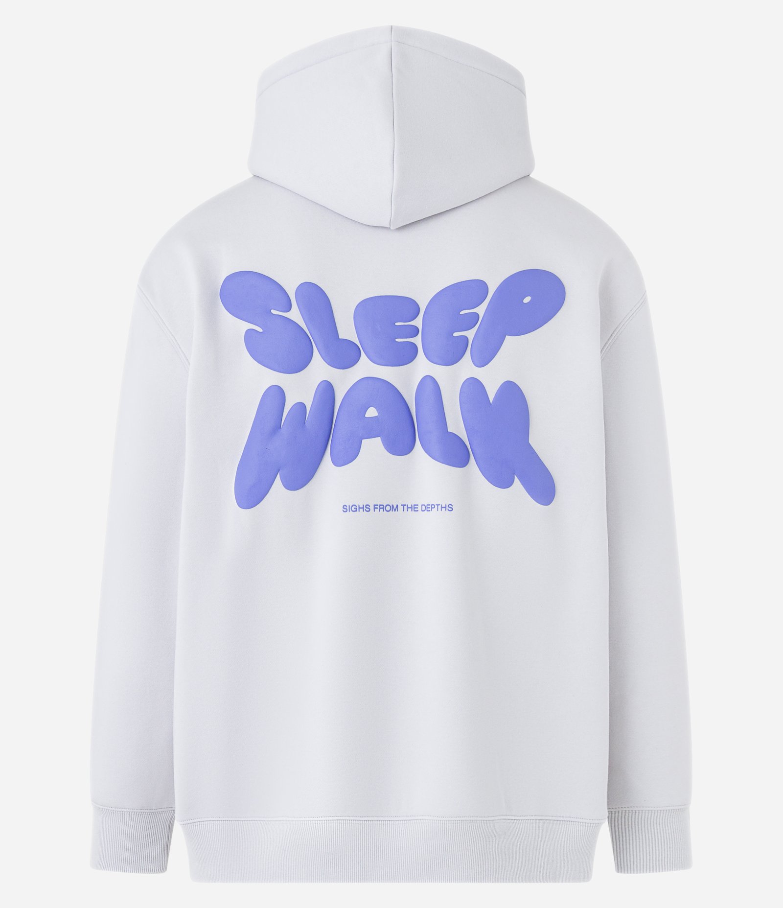 Blusão Relaxed em Moletom com Estampa Lettering Sleep Walk Off White 8