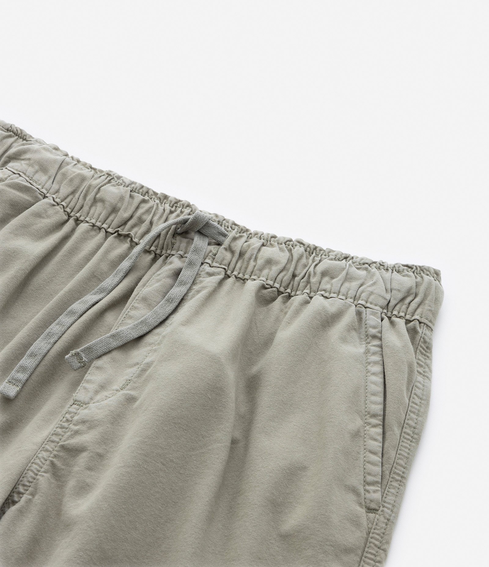 Bermuda Infantil em Sarja com Amarração - Tam 5 a 14 anos Verde Claro 3