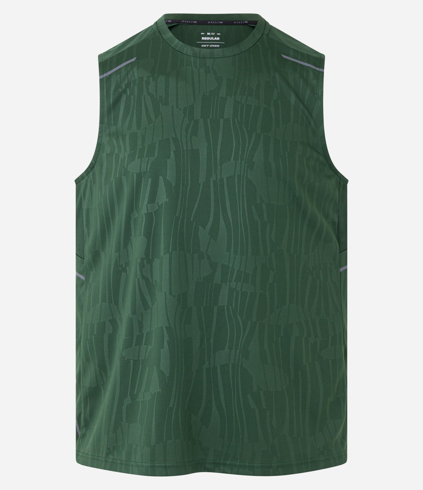 Regata Esportiva com Tecnologia Dry e Estampa Heat Print Verde 4