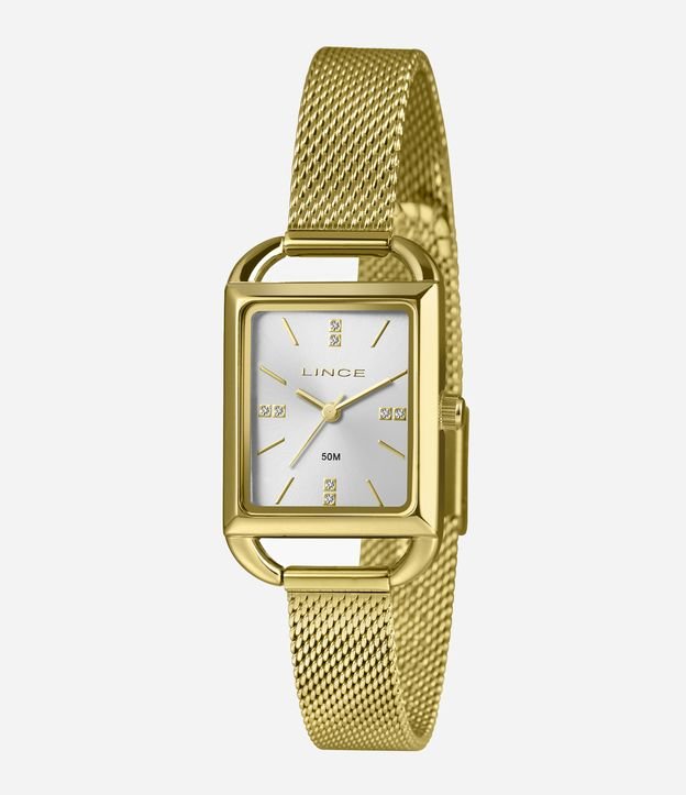 Relógio Metal Lince Feminino Analógico