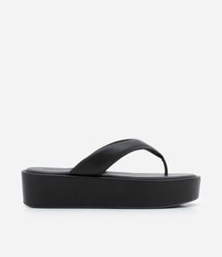 Chinelo Flatform com Tiras Largas