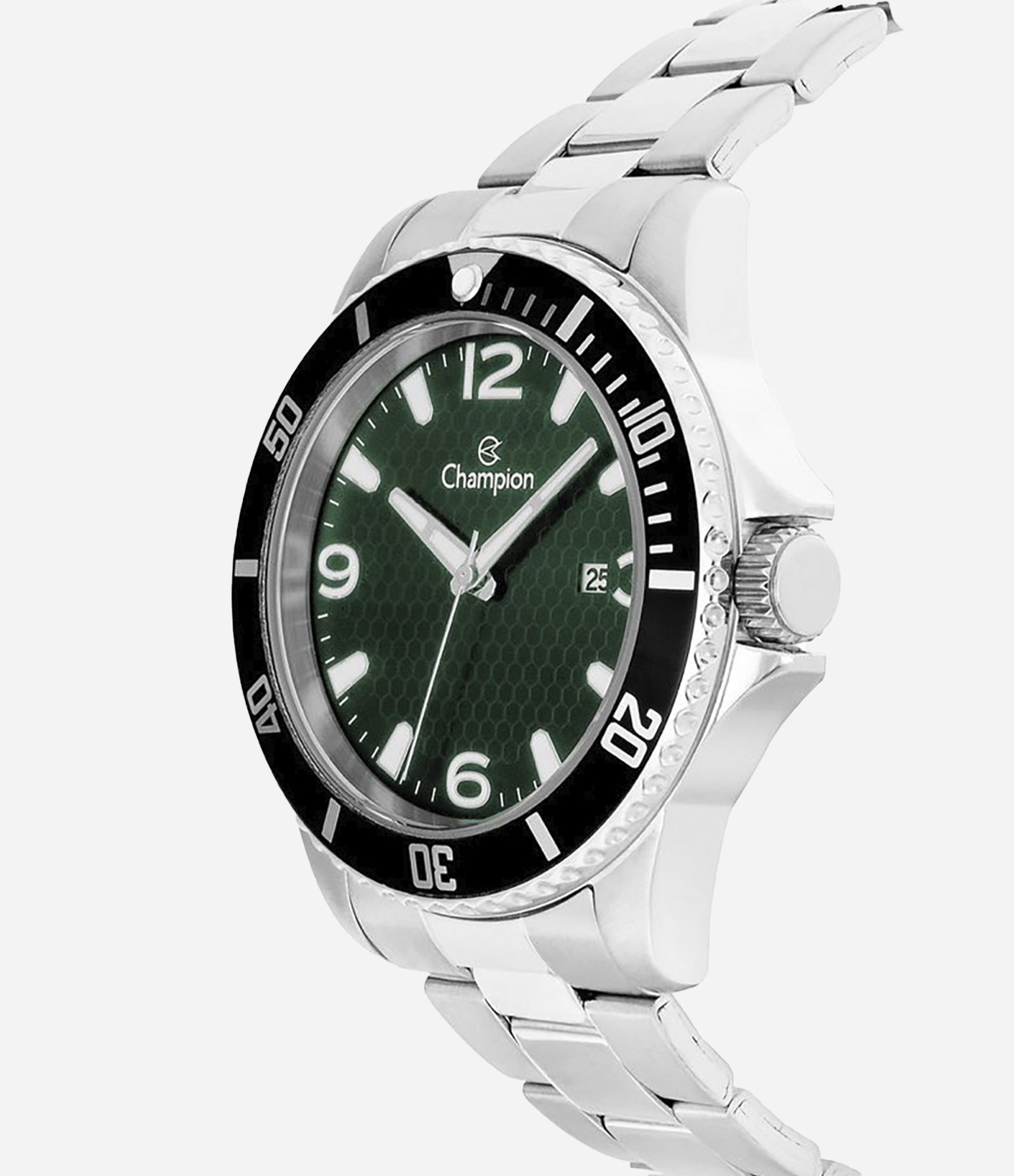 Relógio Metal Champion Masculino Analógico  Prata 2