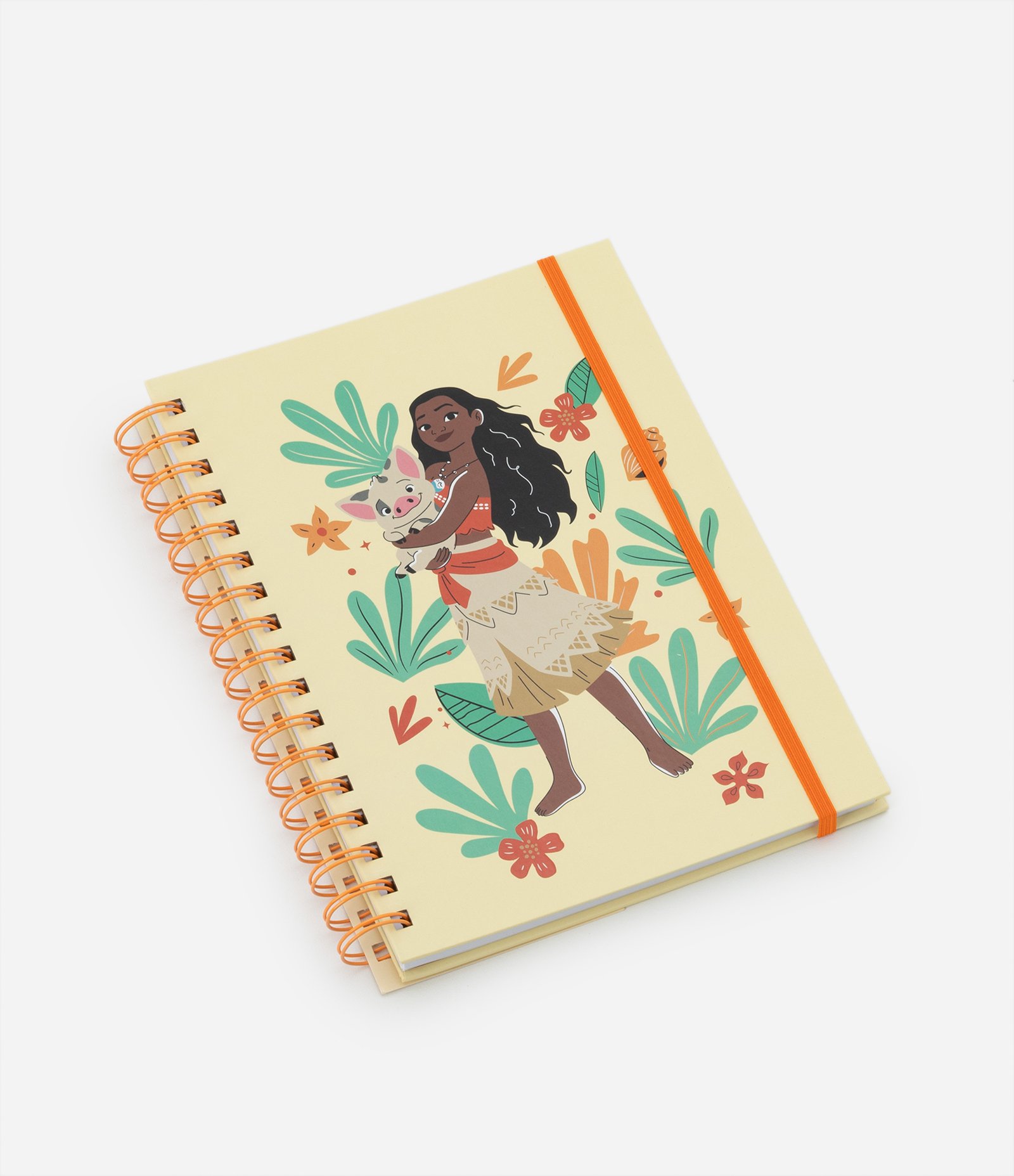 Caderno com Estampa Localizada Moana Amarelo 1