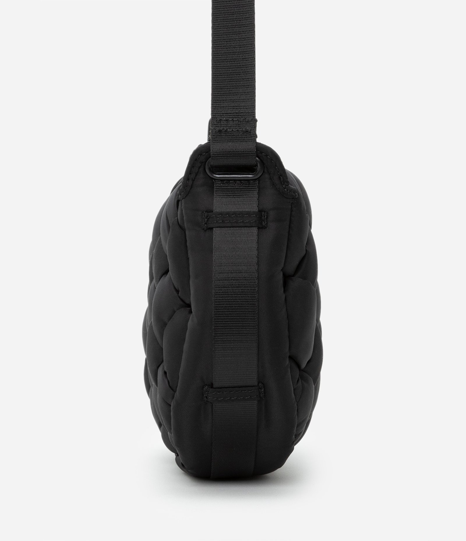 Bolsa Transversal Média em Tressê com Alça de Gorgorão Preto 2