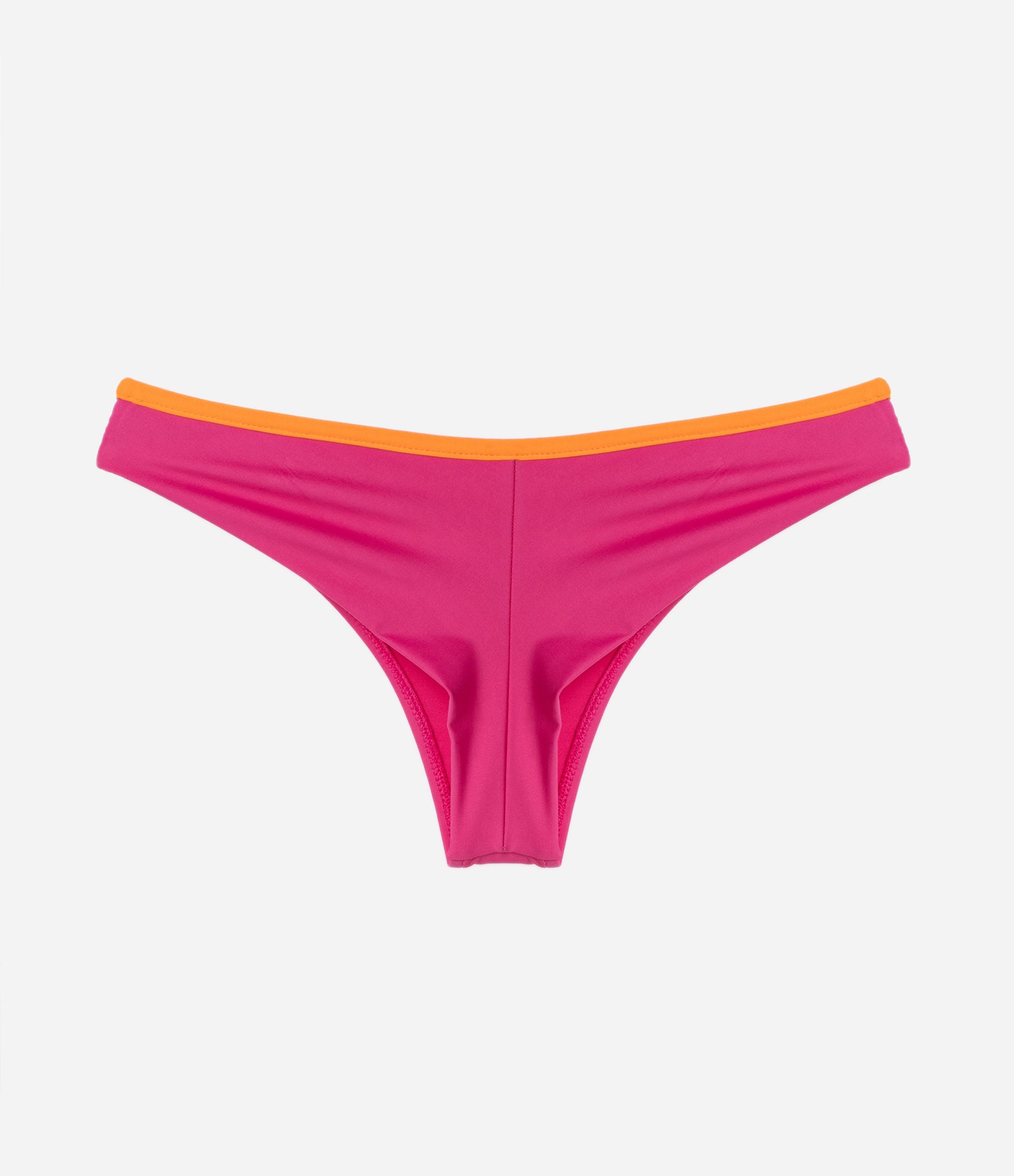Biquíni Calcinha Básica em Microfibra com Viés Contrastante Rosa 6