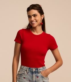 Blusa com Textura Waffle Seamless