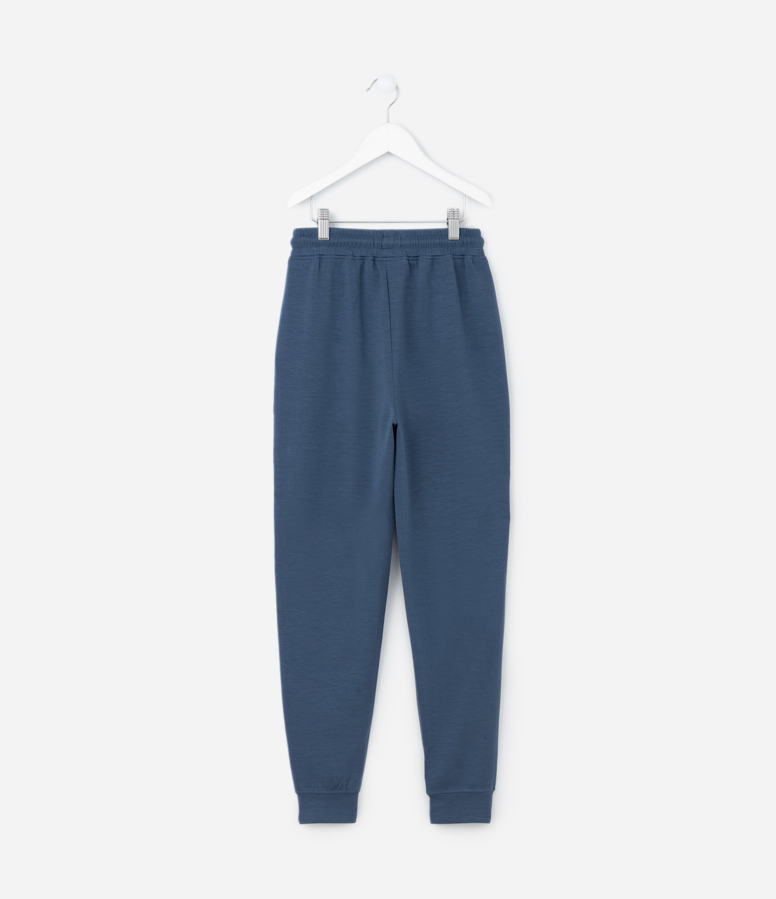 Calça Jogger Infantil em Modal com Recortes - Tam 5 a 14 Anos Azul 3