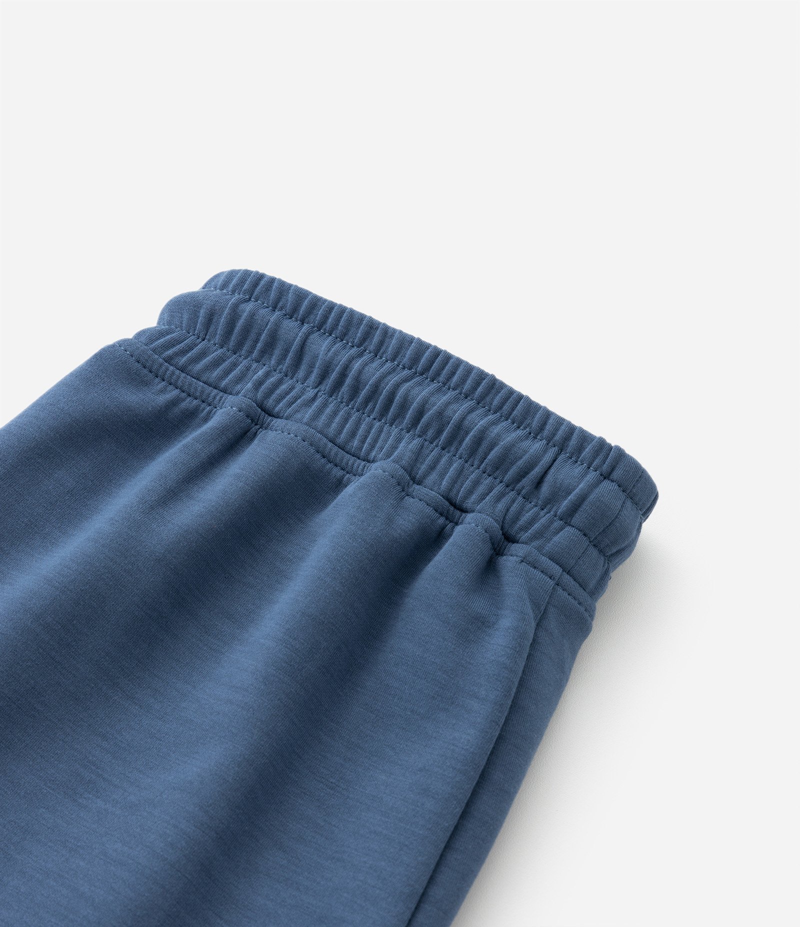 Calça Jogger Infantil em Modal com Recortes - Tam 5 a 14 Anos Azul 7