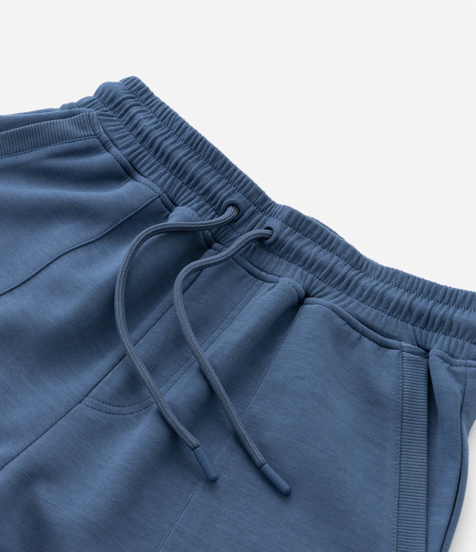 Calça Jogger Infantil em Modal com Recortes - Tam 5 a 14 Anos Azul 8