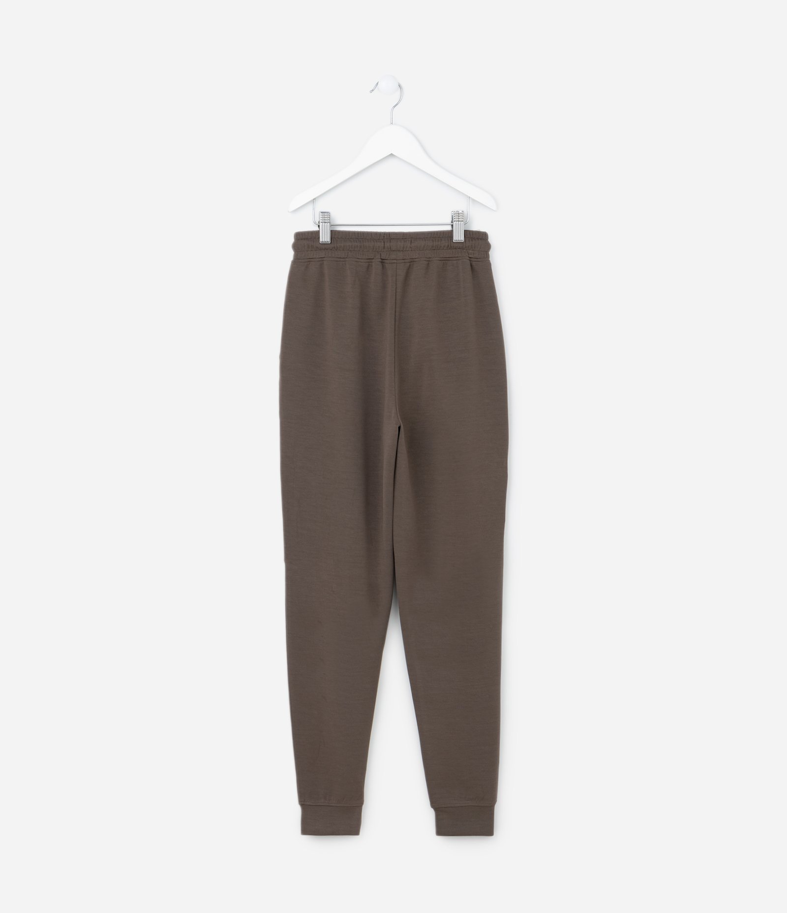 Calça Jogger Infantil em Modal com Recortes - Tam 5 a 14 Anos Marrom 3