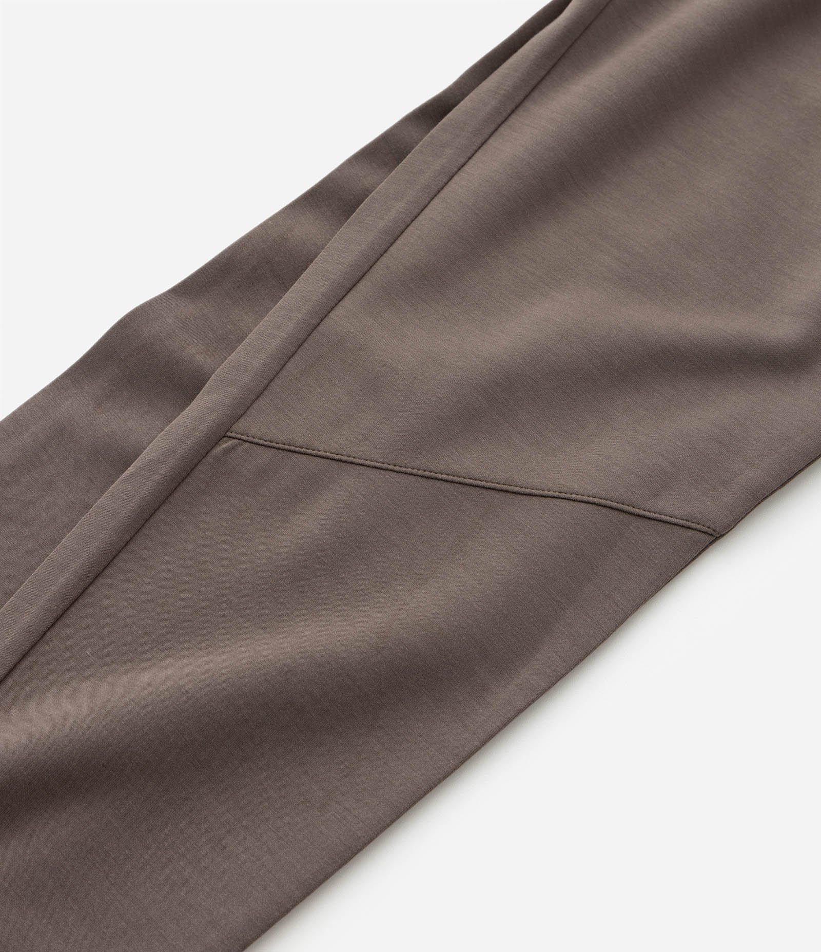 Calça Jogger Infantil em Modal com Recortes - Tam 5 a 14 Anos Marrom 8