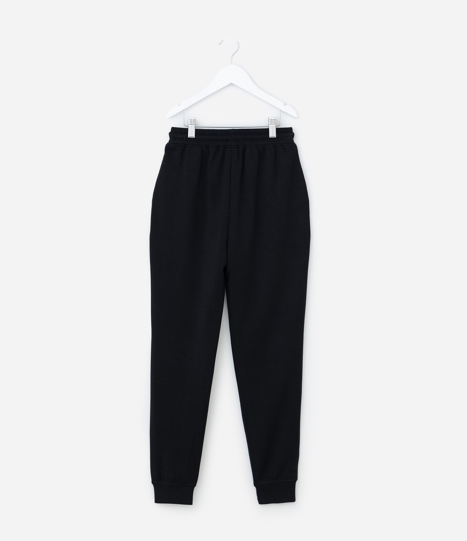 Calça Jogger Infantil em Modal com Recortes - Tam 5 a 14 Anos Preto 2