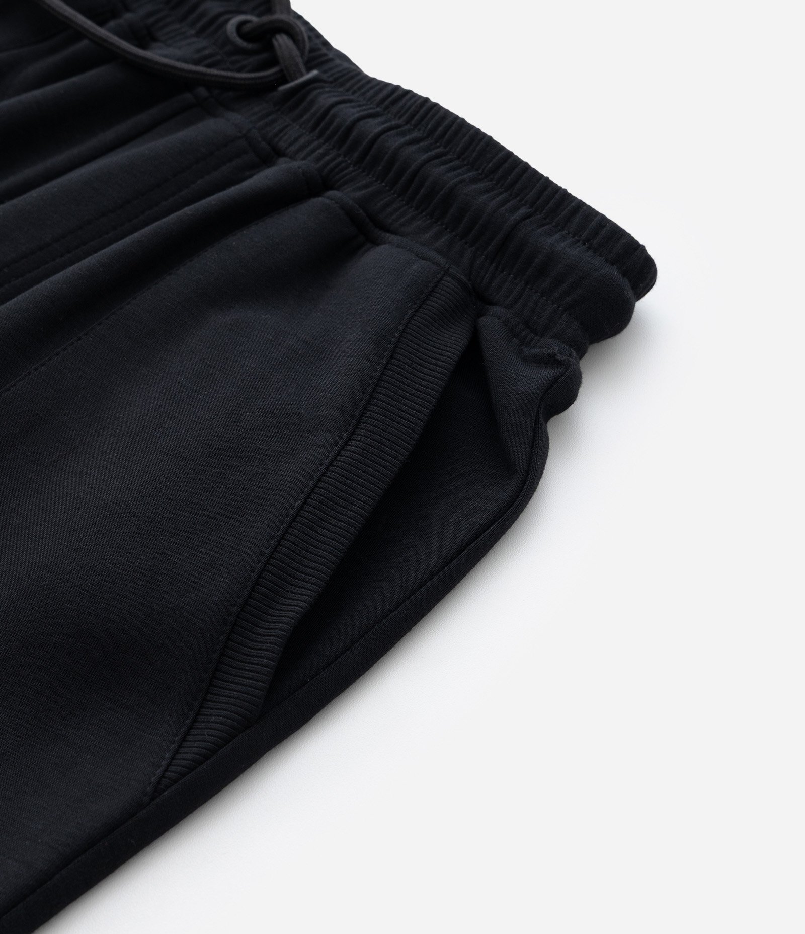 Calça Jogger Infantil em Modal com Recortes - Tam 5 a 14 Anos Preto 5