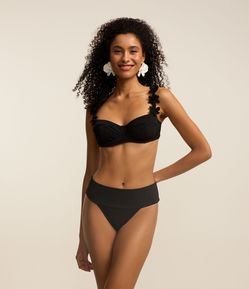 Biquíni Calcinha Pala Larga Texturizado