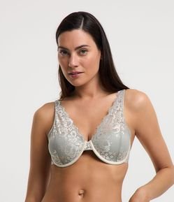 Sutiã Base Bojo Oco em Renda com Transparência