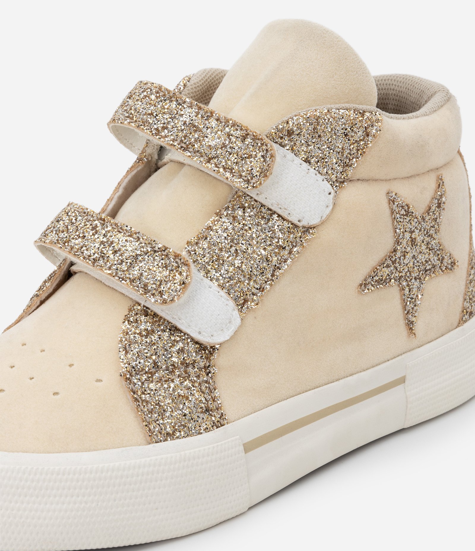 Tênis Abotinado Infantil com Gliter e Detalhes de Estrela - Tam 28 ao 37 4