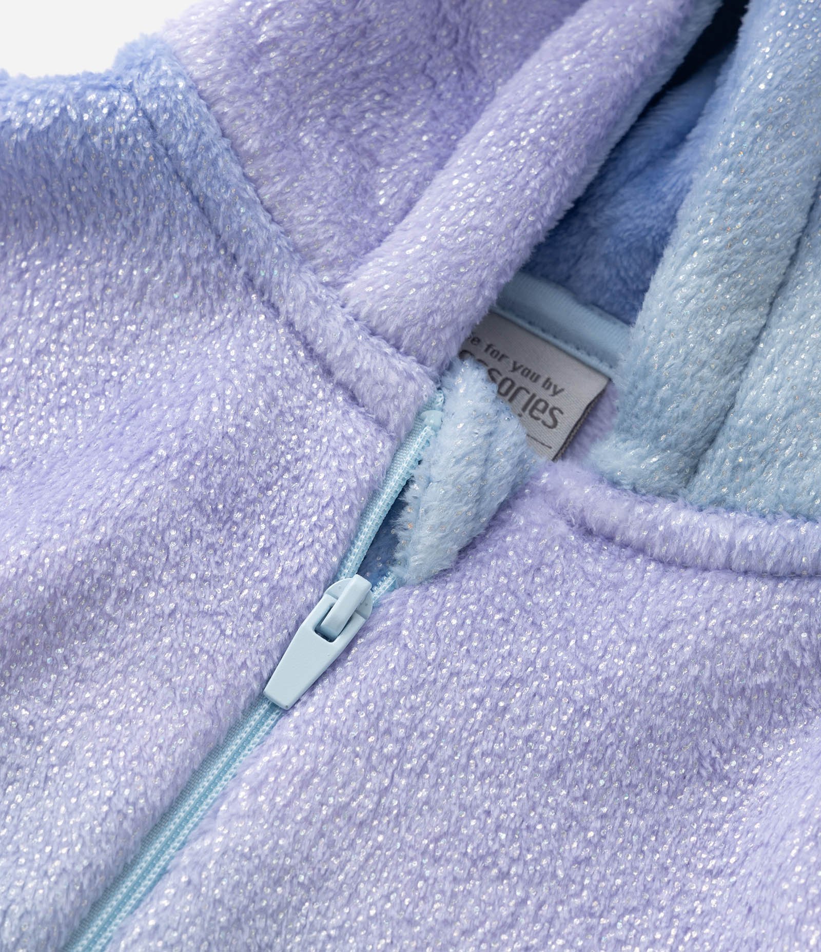 Pijama Jumper Infantil em Fleece com Bordado Unicórnio e Detalhe - Tam 2 a 14 anos Azul 5