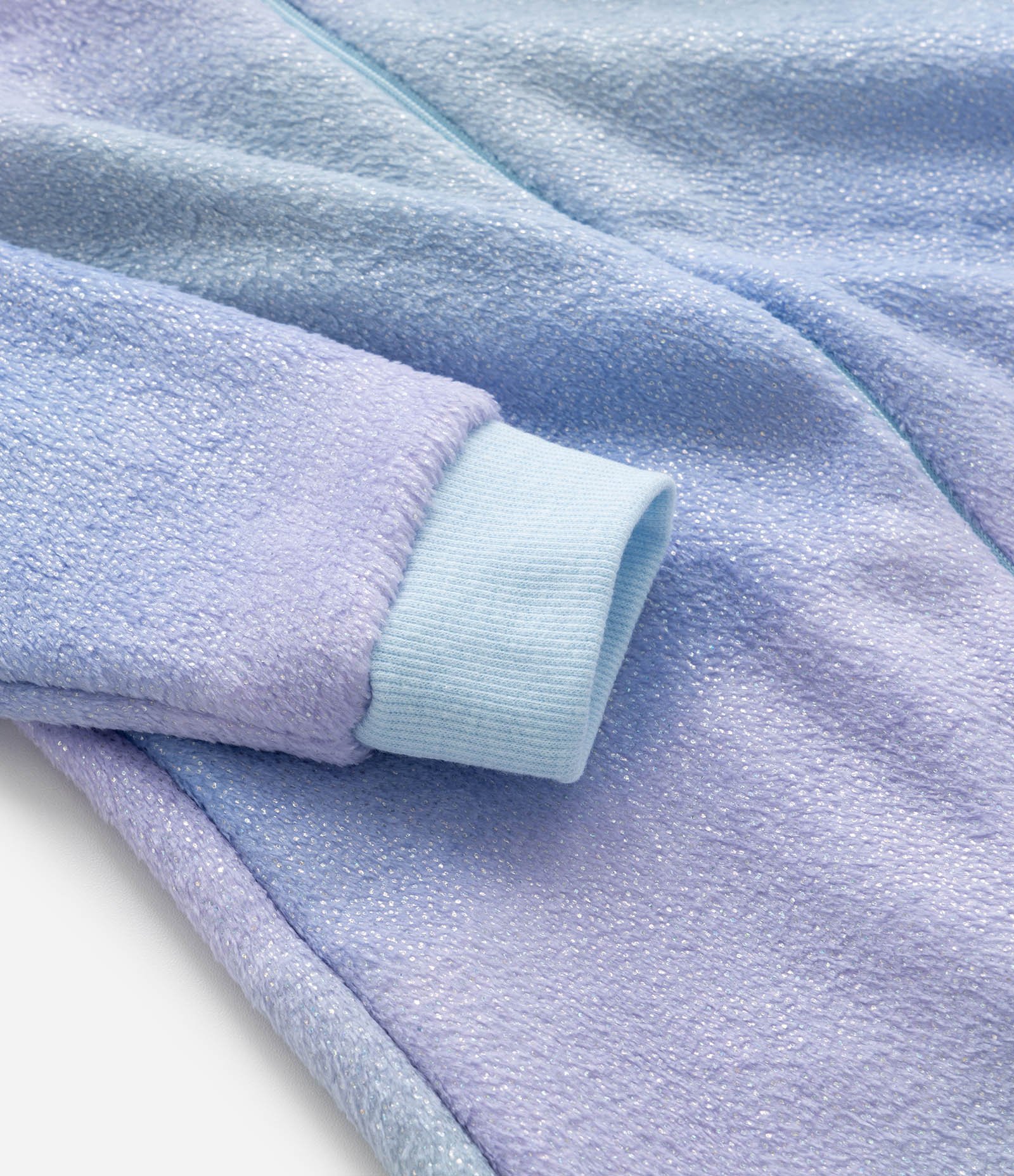 Pijama Jumper Infantil em Fleece com Bordado Unicórnio e Detalhe - Tam 2 a 14 anos Azul 7