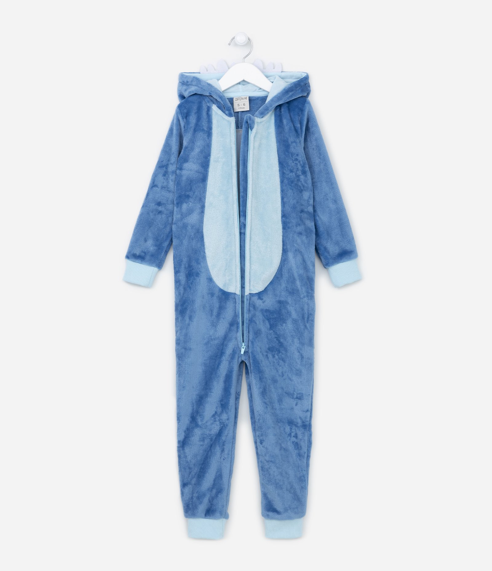 Pijama Jumper Infantil em Fleece com Bordado Stitch - Tam 5 a 14 Anos 2