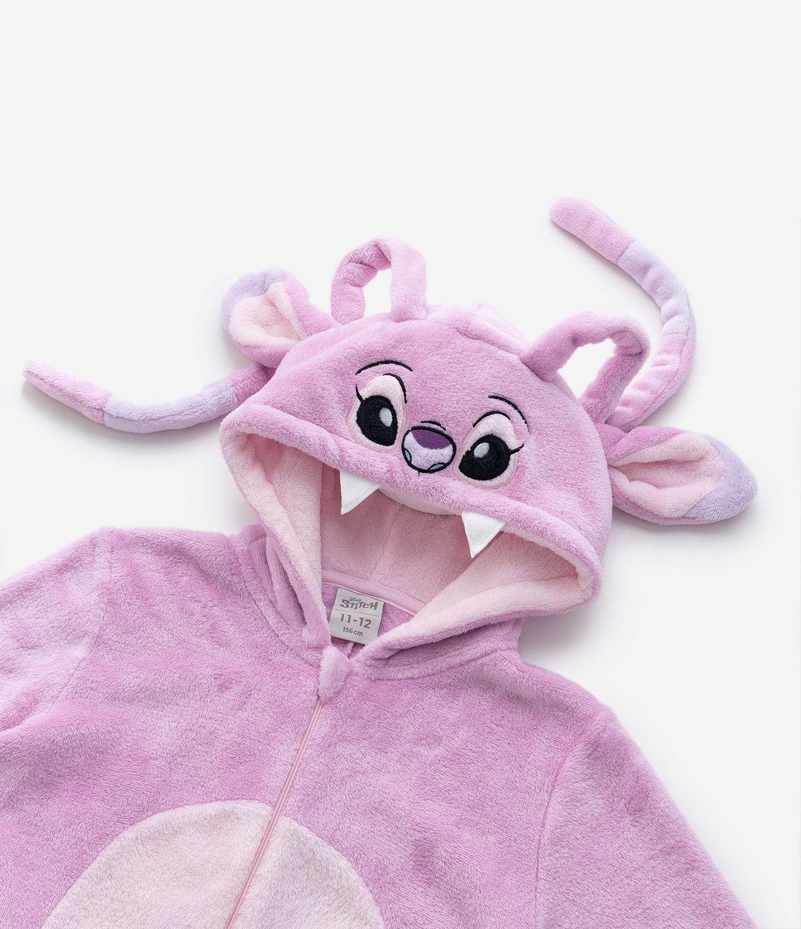 Pijama Jumper em Fleece com Bordado Angel - Tam 5 a 14 anos Rosa 6