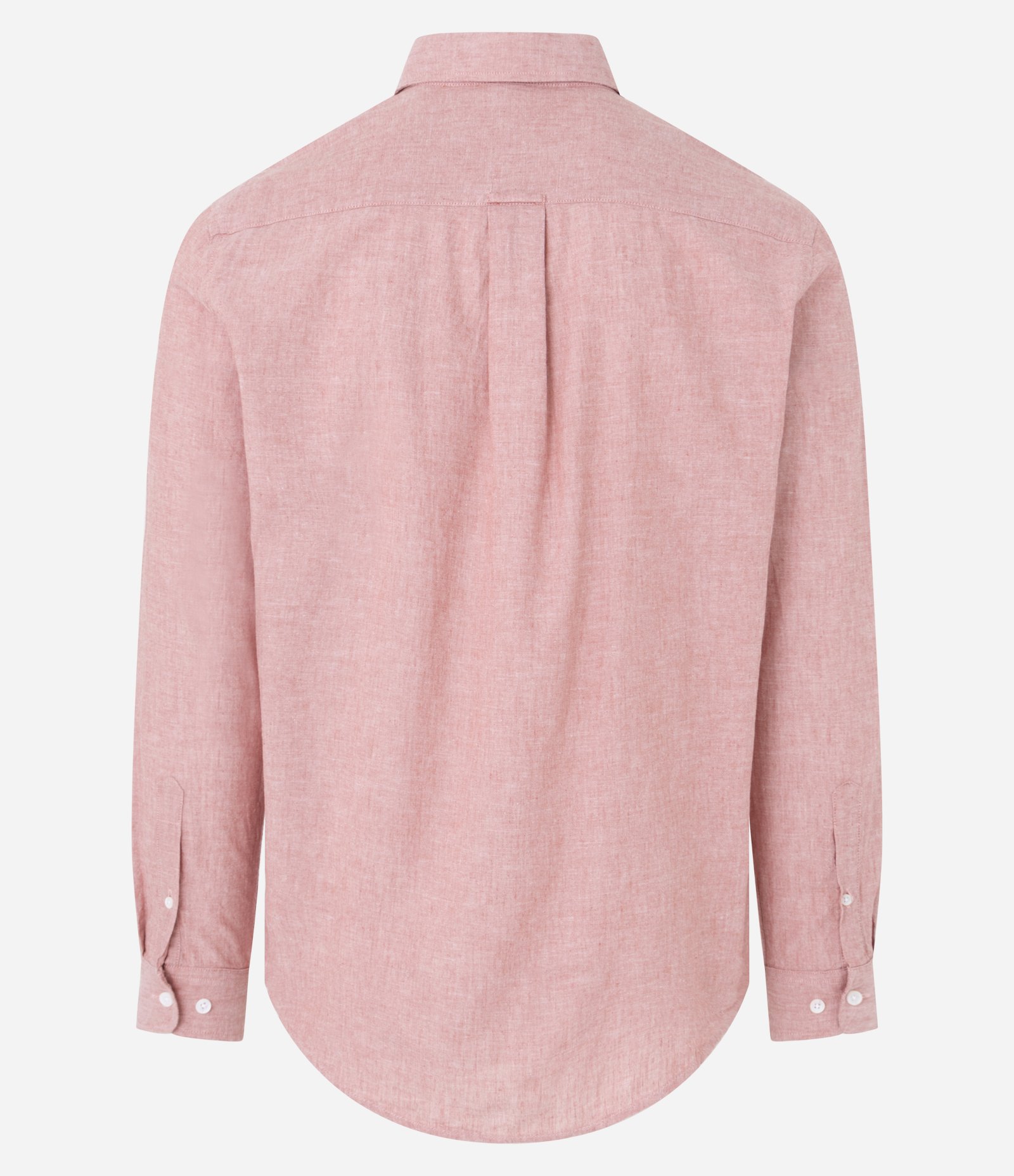 Camisa Regular Básica em Linho com Gola Colarinho 7