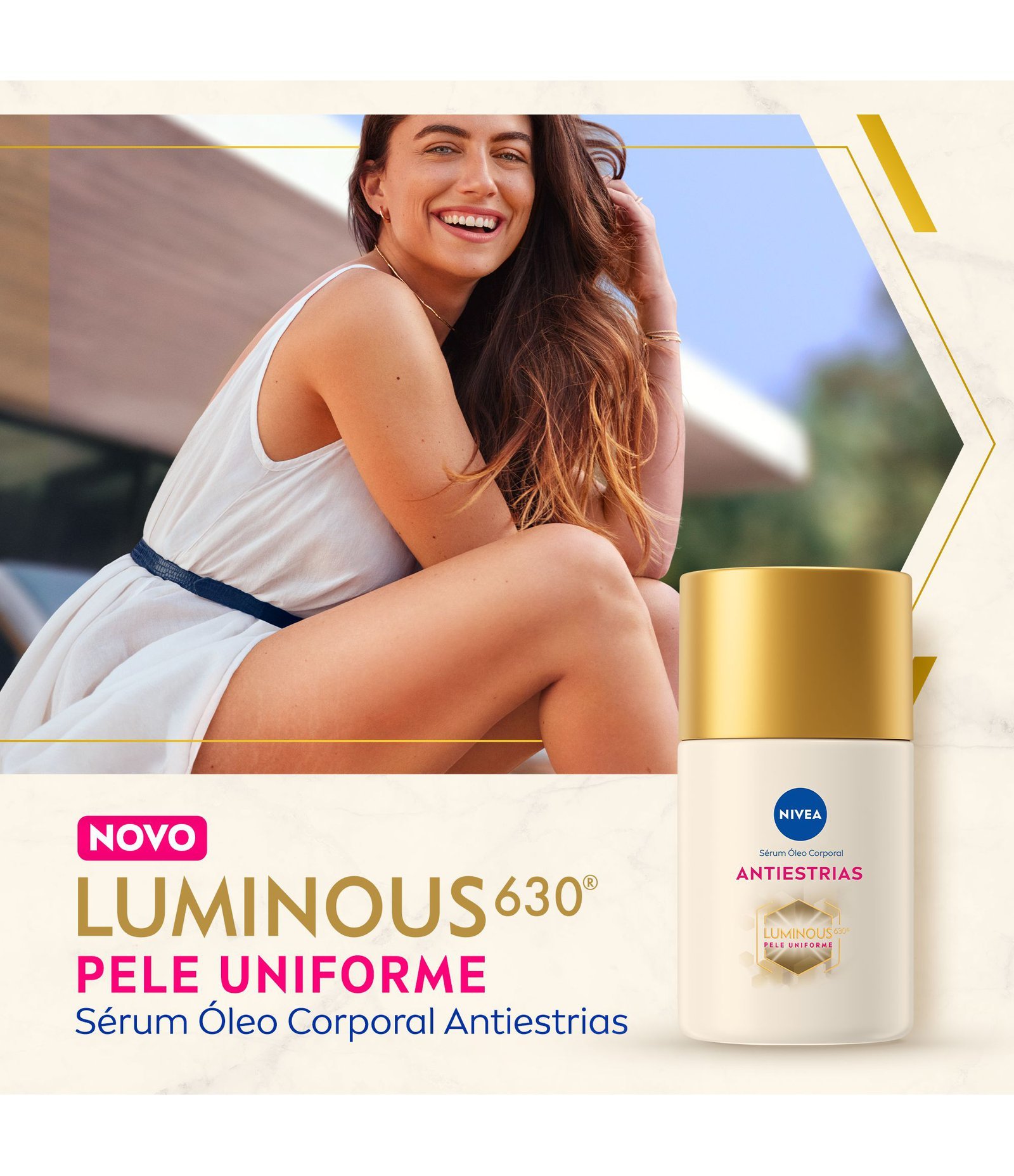 Sérum Óleo Corporal Antiestrias Luminous 630 Nivea 100ml 2