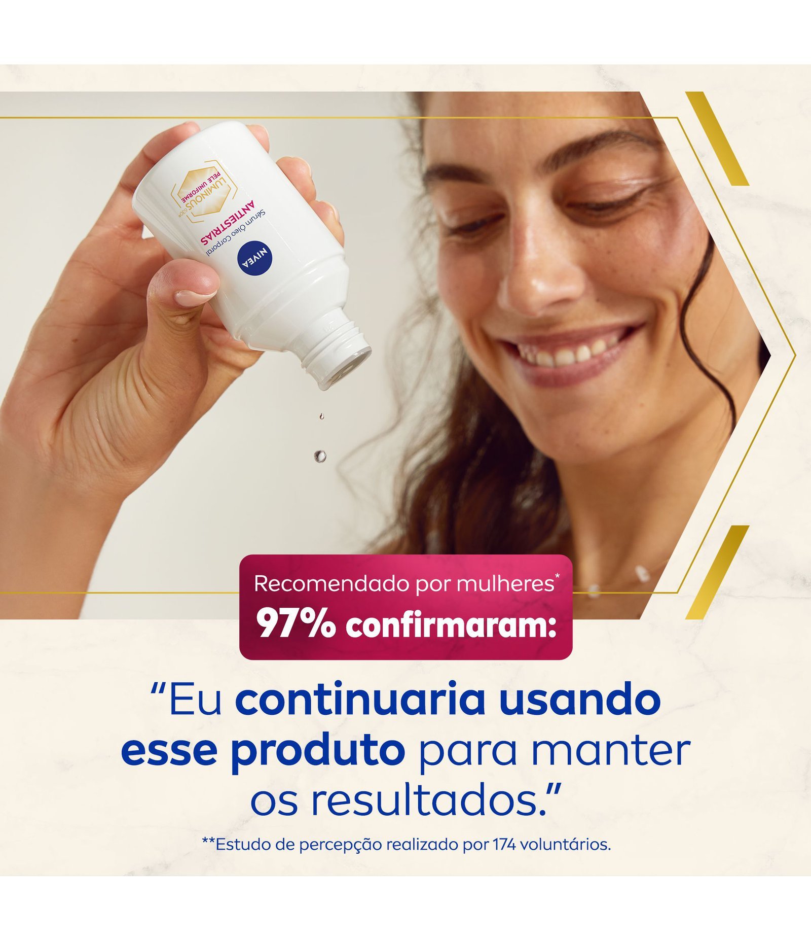 Sérum Óleo Corporal Antiestrias Luminous 630 Nivea 100ml 6